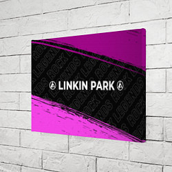 Холст прямоугольный Linkin Park 2024 rock legends по-горизонтали, цвет: 3D-принт — фото 2