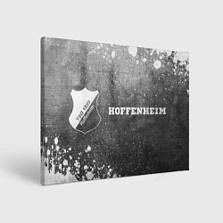 Холст прямоугольный Hoffenheim - grey gradient по-горизонтали, цвет: 3D-принт