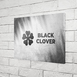 Холст прямоугольный Black Clover - white gradient по-горизонтали, цвет: 3D-принт — фото 2