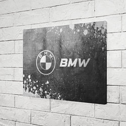 Холст прямоугольный BMW - grey gradient по-горизонтали, цвет: 3D-принт — фото 2