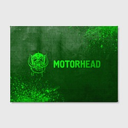 Холст прямоугольный Motorhead - green gradient по-горизонтали, цвет: 3D-принт — фото 2