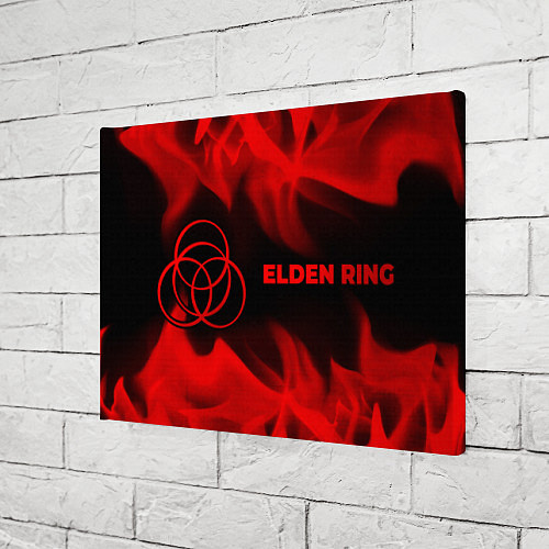 Картина прямоугольная Elden Ring - red gradient по-горизонтали / 3D-принт – фото 3