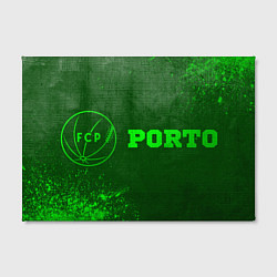 Холст прямоугольный Porto - green gradient по-горизонтали, цвет: 3D-принт — фото 2