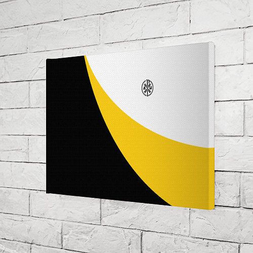 Картина прямоугольная Мы русские с нами Бог малый черный кцк Николай II / 3D-принт – фото 3