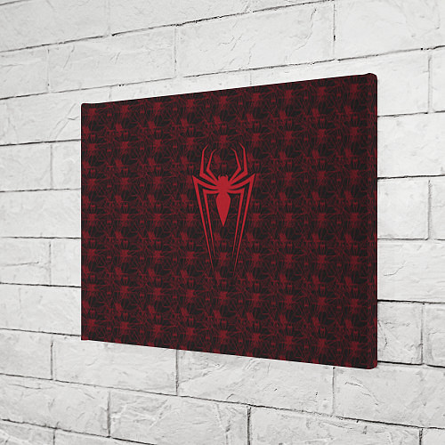 Картина прямоугольная Spider-Man logo / 3D-принт – фото 3