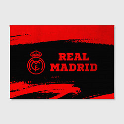 Холст прямоугольный Real Madrid - red gradient по-горизонтали, цвет: 3D-принт — фото 2