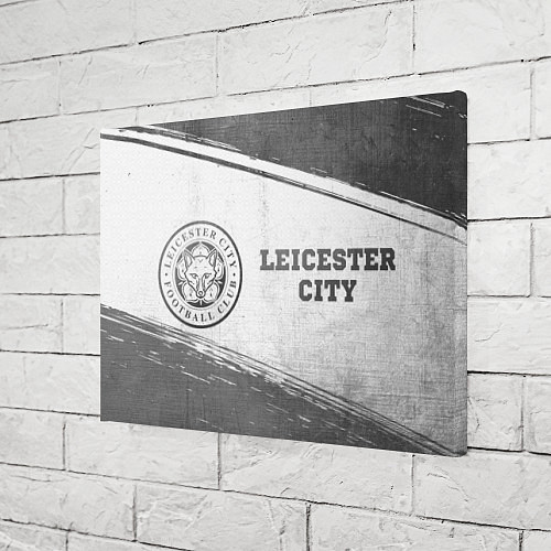 Картина прямоугольная Leicester City - white gradient по-горизонтали / 3D-принт – фото 3