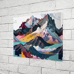 Холст прямоугольный Искусство гор, цвет: 3D-принт — фото 2