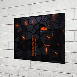 Холст прямоугольный KTM - плиты с эффектом свечения, цвет: 3D-принт — фото 2