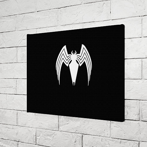 Картина прямоугольная Venom - spider logo / 3D-принт – фото 3
