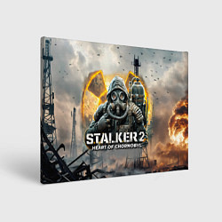 Холст прямоугольный S t a l k e r Heart of Chornobyl, цвет: 3D-принт