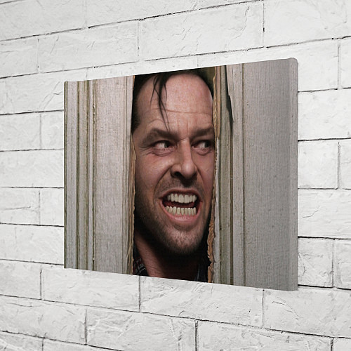 Картина прямоугольная The shining - heres johnny / 3D-принт – фото 3