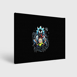 Холст прямоугольный Morty and Rick - we are Venom, цвет: 3D-принт