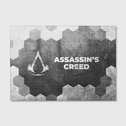 Холст прямоугольный Assassins Creed - grey gradient по-горизонтали, цвет: 3D-принт — фото 2