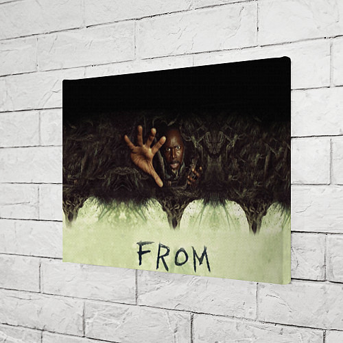 Картина прямоугольная Извне сериал ужастик / 3D-принт – фото 3