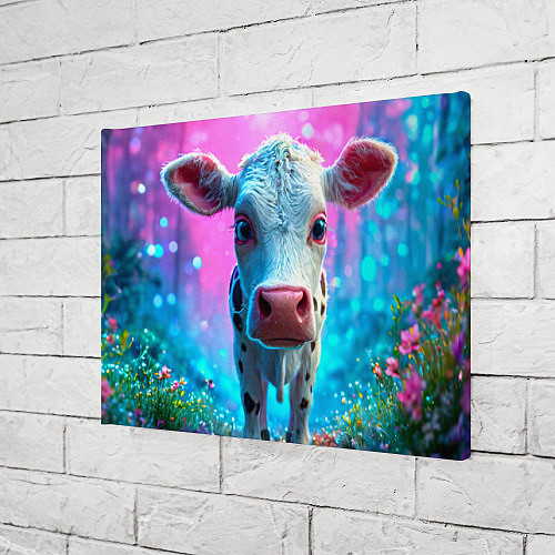 Картина прямоугольная Коровка в сказочном лесу / 3D-принт – фото 3