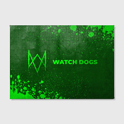 Холст прямоугольный Watch Dogs - green gradient по-горизонтали, цвет: 3D-принт — фото 2