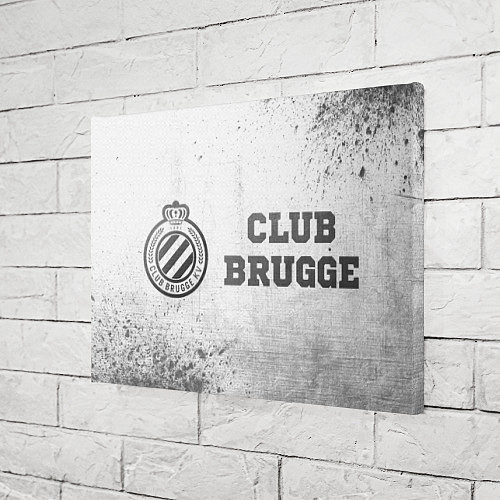 Картина прямоугольная Club Brugge - white gradient по-горизонтали / 3D-принт – фото 3