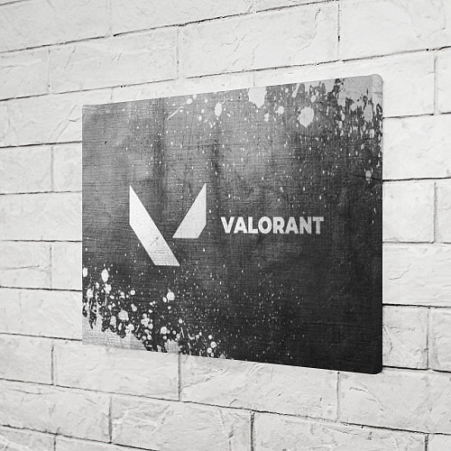 Картина прямоугольная Valorant - grey gradient по-горизонтали / 3D-принт – фото 3
