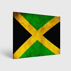 Холст прямоугольный Jamaica flag, цвет: 3D-принт