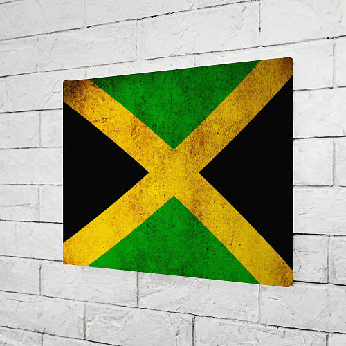 Картина прямоугольная Jamaica flag / 3D-принт – фото 3