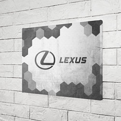 Холст прямоугольный Lexus - white gradient по-горизонтали, цвет: 3D-принт — фото 2