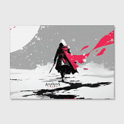 Холст прямоугольный Assassins Creed winter ninja, цвет: 3D-принт — фото 2