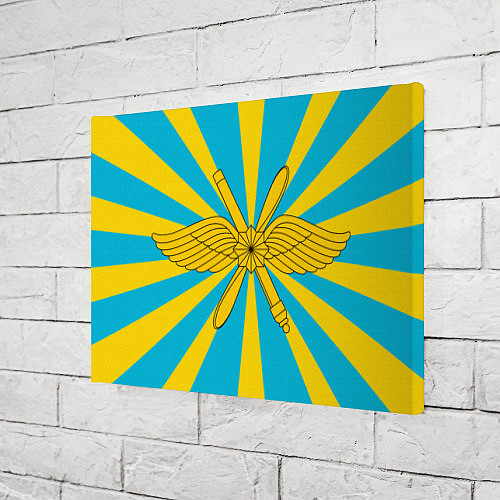 Картина прямоугольная Воздушно-космические силы / 3D-принт – фото 3