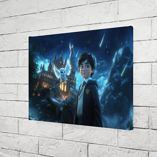 Картина прямоугольная Гарри Поттер и сова / 3D-принт – фото 3