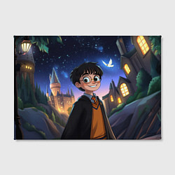 Холст прямоугольный Счастливый Гарри Поттер, цвет: 3D-принт — фото 2