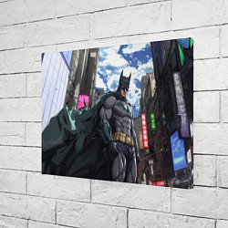 Холст прямоугольный Страж города Бэтмен, цвет: 3D-принт — фото 2