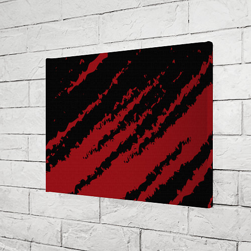 Картина прямоугольная The color is red and black / 3D-принт – фото 3