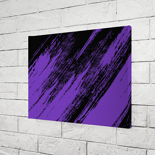 Картина прямоугольная The color is purple and black / 3D-принт – фото 3