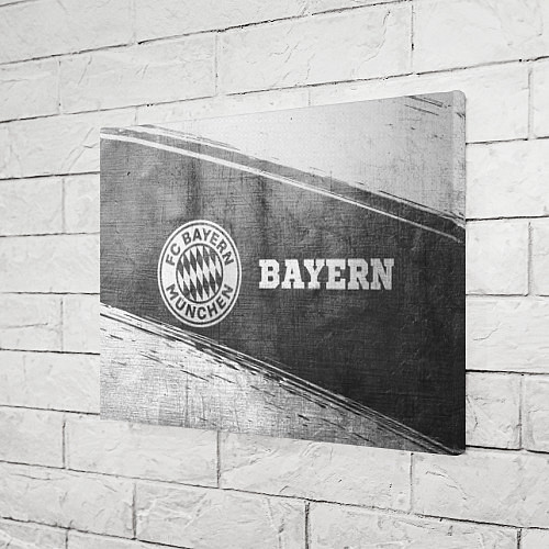 Картина прямоугольная Bayern - grey gradient по-горизонтали / 3D-принт – фото 3