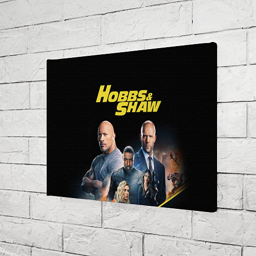 Картина прямоугольная Hobbs & Shaw / 3D-принт – фото 3