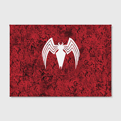 Холст прямоугольный Знак венома на красном, цвет: 3D-принт — фото 2