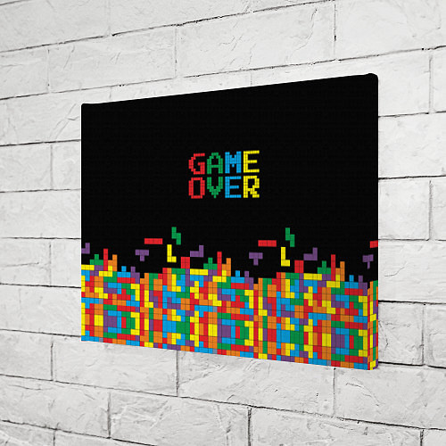 Картина прямоугольная Game over / 3D-принт – фото 3