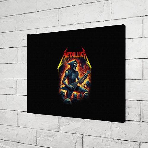 Картина прямоугольная Metallica - James Alan Hatfield / 3D-принт – фото 3