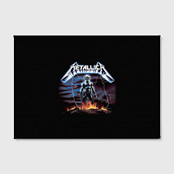 Холст прямоугольный Metallica - neon fantasy, цвет: 3D-принт — фото 2