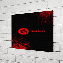 Холст прямоугольный Land Rover - red gradient по-горизонтали, цвет: 3D-принт — фото 2