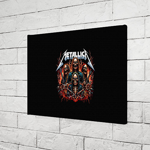 Картина прямоугольная Metallica forever - thrash metal / 3D-принт – фото 3