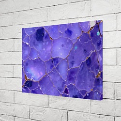 Холст прямоугольный Срез аметиста, цвет: 3D-принт — фото 2