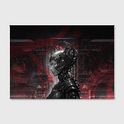 Холст прямоугольный Футуристичная кибернетическая жница, цвет: 3D-принт — фото 2