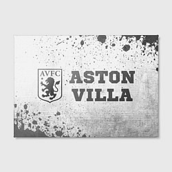 Холст прямоугольный Aston Villa - white gradient по-горизонтали, цвет: 3D-принт — фото 2