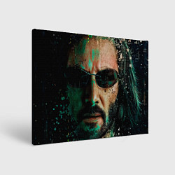 Холст прямоугольный Matrix - Keanu Reeves, цвет: 3D-принт