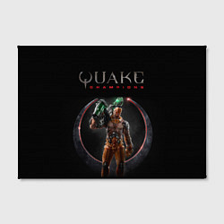 Холст прямоугольный Quake champions - Visor, цвет: 3D-принт — фото 2