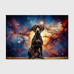 Холст прямоугольный Курцхаар и космос, цвет: 3D-принт — фото 2