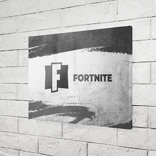 Картина прямоугольная Fortnite - white gradient по-горизонтали / 3D-принт – фото 3