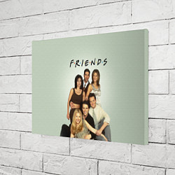 Холст прямоугольный Американский сериал - Друзья, цвет: 3D-принт — фото 2