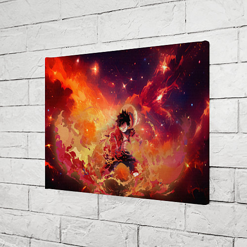 Картина прямоугольная Fire Luffy - One Piece / 3D-принт – фото 3